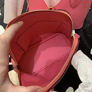 Forubags Hermes Bolide Mini Chevre Goat Skin Gold And Silver Buckle Rose Azalee - 18.5x14.5x7.3 cm - 6