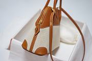 Forubags Hermes Bolide  Canvas Swift Leather Bag- 31cm - 6