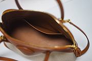 Forubags Hermes Bolide  Canvas Swift Leather Bag- 31cm - 4