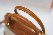 Forubags Hermes Bolide  Canvas Swift Leather Bag- 31cm - 3