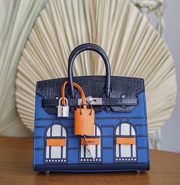 Forubags Hermes Birkin The Birkin Faubourg Blue - 20 cm