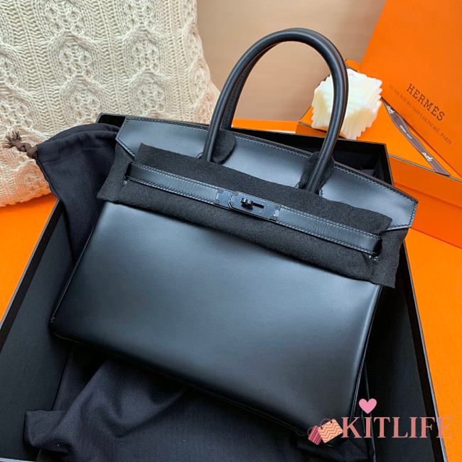 Forubags Hermes Birkin All Black Leather - 30 cm  - 1