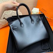 Forubags Hermes Birkin All Black Leather - 30 cm  - 3