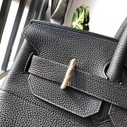 Forubags Hermes Birkin HAC 40 Etoupe Togo Leather Handstitched Gold Buckle Black – 40x50x27 cm - 5