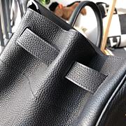 Forubags Hermes Birkin HAC 40 Etoupe Togo Leather Handstitched Gold Buckle Black – 40x50x27 cm - 2