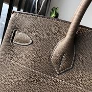 Fashion Hermes CK18 Etoupe Grey Togo Calfskin Bolide Bag27CM Silver  Hardware — Hermes Crocodil…