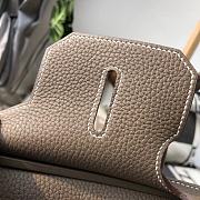 Forubags Hermes Birkin HAC 40 Etoupe Togo Leather Handstitched Silver Buckle Elephant Grey – 40x50x27 cm - 3