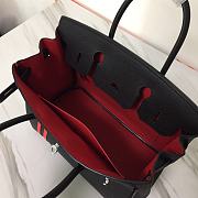 Forubags Hermes Birkin Red Lines Limited Edition Black – 25cm - 2