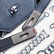 Forubags Hermes Birkin Toile Birkin Chain Canvas And Calfskin –25cx35x18 cm - 6
