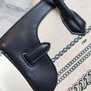 Forubags Hermes Birkin Toile Birkin Chain Canvas And Calfskin –25cx35x18 cm - 4