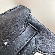 Forubags Hermes Birkin Toile Birkin Chain Canvas And Calfskin –25cx35x18 cm - 2