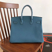 Forubags Hermes Birkin Platinum Togo High Street Graffiti Painting – 35x28x19 cm - 2