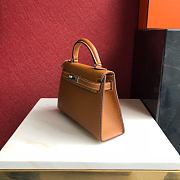 Forubags Hermes Kelly Mini II Epsom Handmade Silver Buckle – 19 cm - 6