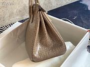 Forubags Hermes Birkin Crocodile Pattern Grey – 30x22x16 cm - 6
