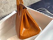 Forubags Hermes Birkin Crocodile Pattern Gold Brown – 30x22x16 cm - 6