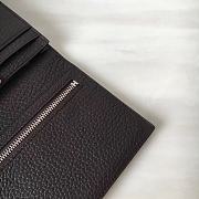 Forubags Hermes Bearn Two-Fold Togo Leather Wallet Dark Brown – 17.5x9x0.5 cm - 5
