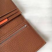 Forubags Hermes Bearn Two-Fold Togo Leather Wallet Natural Yellow – 17.5x9x0.5 cm - 2