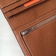 Forubags Hermes Bearn Two-Fold Togo Leather Wallet Natural Yellow – 17.5x9x0.5 cm - 3