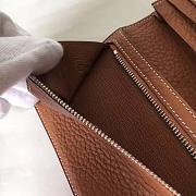 Forubags Hermes Bearn Two-Fold Togo Leather Wallet Natural Yellow – 17.5x9x0.5 cm - 4