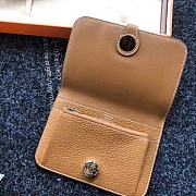 Forubags Hermes Dogon Passport Holder Laser Hardware Buckle 8W Wallet Golden Brown –15x11 cm - 4