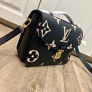 Forubags LV Pochette Métis Bicolor Monogram Empreinte Black - M45596 - 25x19x7 cm - 3