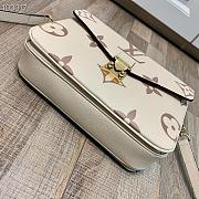 Forubags LV Pochette Métis Bicolor Monogram Empreinte Creme Boise De Rose - M45596 - 25x19x7 cm - 6