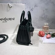 Forubags YSL Classic Sac De Jour Nano In Embossed Crocodile Shiny Leather With Padlock Dark Green – 392035 – 22x18x11 cm - 4