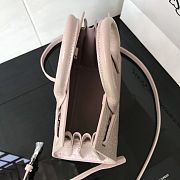 Forubags YSL Classic Sac De Jour Nano In Embossed Crocodile Shiny Leather With Padlock Pink – 392035 – 22x18x11 cm - 4
