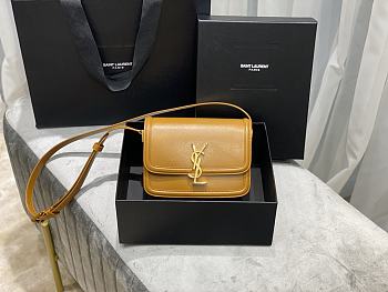 Forubags YSL Solferino Satchel In Box Saint Laurent Leather Yellow – 634305 – 19x13x5 cm