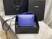 Forubags YSL Solferino Satchel In Box Saint Laurent Leather Electric blue – 634305 – 19x13x5 cm - 4