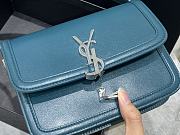 Forubags YSL Solferino Satchel In Box Saint Laurent Leather Turquoise green – 634305 – 19x13x5 cm - 6