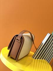 Forubags YSL Solferino Box In Brown/White – 634306 – 19x13x5 cm - 6