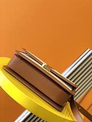 Forubags YSL Solferino Box In Brown/White – 634306 – 19x13x5 cm - 5