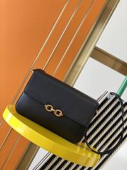 Forubags YSL Le Maillon Satchel In Smooth Leather Black – 649795 – 24x14.5x3.5 cm - 1