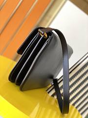 Forubags YSL Le Maillon Satchel In Smooth Leather Black – 649795 – 24x14.5x3.5 cm - 6