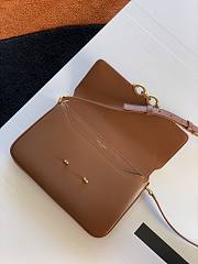 Forubags YSL Le Maillon Satchel In Smooth Leather Brick – 649795 – 24x14.5x3.5 cm - 6