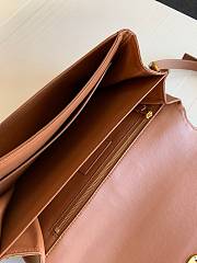 Forubags YSL Le Maillon Satchel In Smooth Leather Brick – 649795 – 24x14.5x3.5 cm - 4