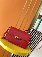 Forubags YSL Le Maillon Satchel In Smooth Leather Rouge Eros – 649795 – 24x14.5x3.5 cm - 1