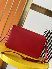 Forubags YSL Le Maillon Satchel In Smooth Leather Rouge Eros – 649795 – 24x14.5x3.5 cm - 4