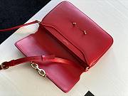 Forubags YSL Le Maillon Satchel In Smooth Leather Rouge Eros – 649795 – 24x14.5x3.5 cm - 2