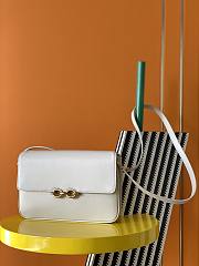 Forubags YSL Le Maillon Satchel In Smooth Leather Blanc Vintage – 649795 – 24x14.5x3.5 cm - 1