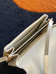 Forubags YSL Le Maillon Satchel In Smooth Leather Blanc Vintage – 649795 – 24x14.5x3.5 cm - 6