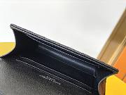 Forubags YSL Monogram Small Envelope Wallet In Mix Matelassé Grain De Poudre Embossed Leather Silver Metal Logo Black – 651026 – 13.5x9.5x3 cm - 4