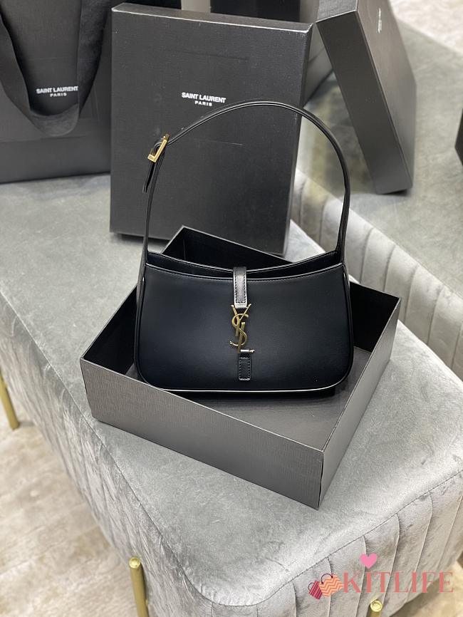 Forubags YSL Le 5 À 7 Hobo Bag In Smooth Leather Black – 657228 – 25×14×6 cm - 1