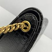 Forubags YSL Solferino In Crocodile Pattern Chain Flap Bag – 1355 – 23.5x14x9 cm - 3