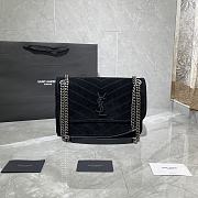 Forubags YSL Niki Imported Frosted Leather Vintage Hardware Black  – 498894 – 28×20×8 cm - 1