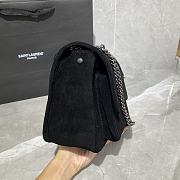 Forubags YSL Niki Imported Frosted Leather Vintage Hardware Black  – 498894 – 28×20×8 cm - 3