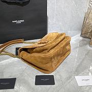 Forubags YSL Niki Imported Frosted Leather Vintage Hardware Deep Yellow  – 498894 – 28×20×8 cm - 4