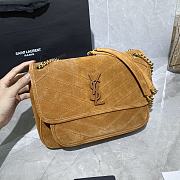 Forubags YSL Niki Imported Frosted Leather Vintage Hardware Deep Yellow  – 498894 – 28×20×8 cm - 6