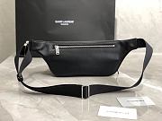 Forubags YSL CLASSIC Black Lambskin Leather Belt Bag & Chest Bag – 505671 – 26x12.5x7.5 cm - 6